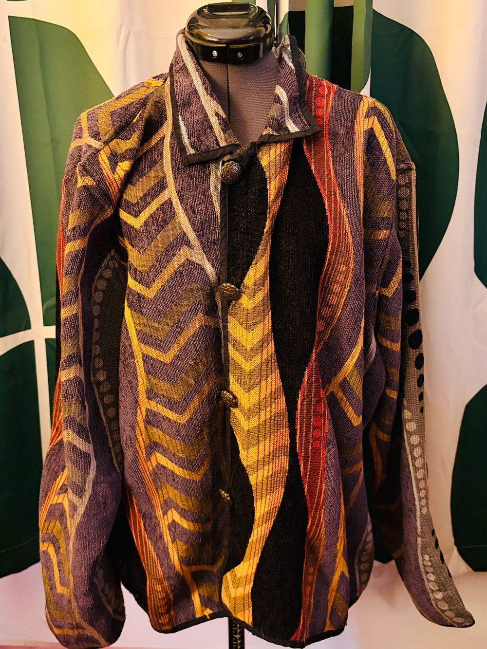 Multicolor Textured reversible Jacket